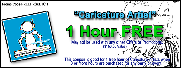 Free hour of Caricature